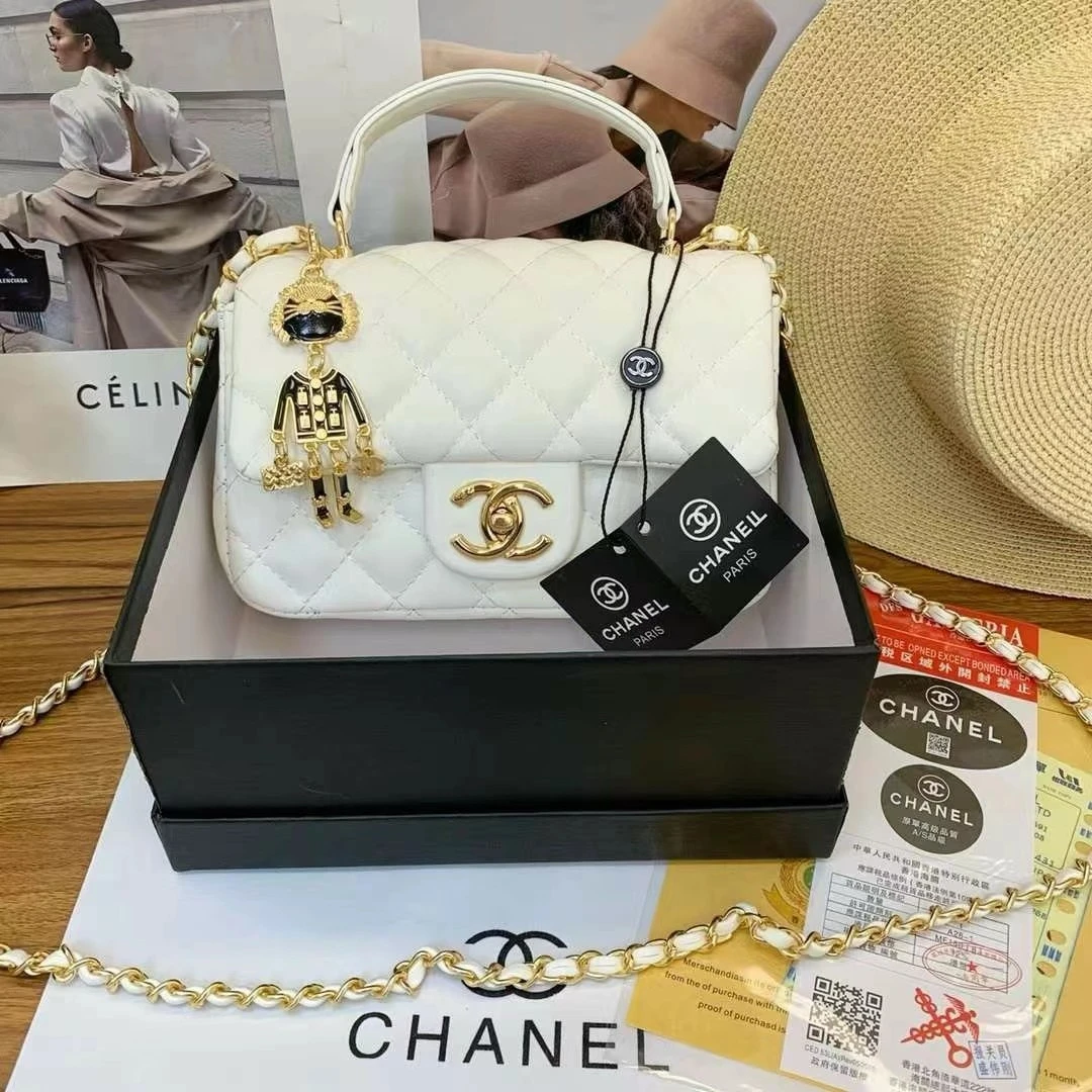 Sac Channel en cuir